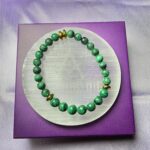 Malachite bracelet + Selenite plate – The transformation & wealth kit